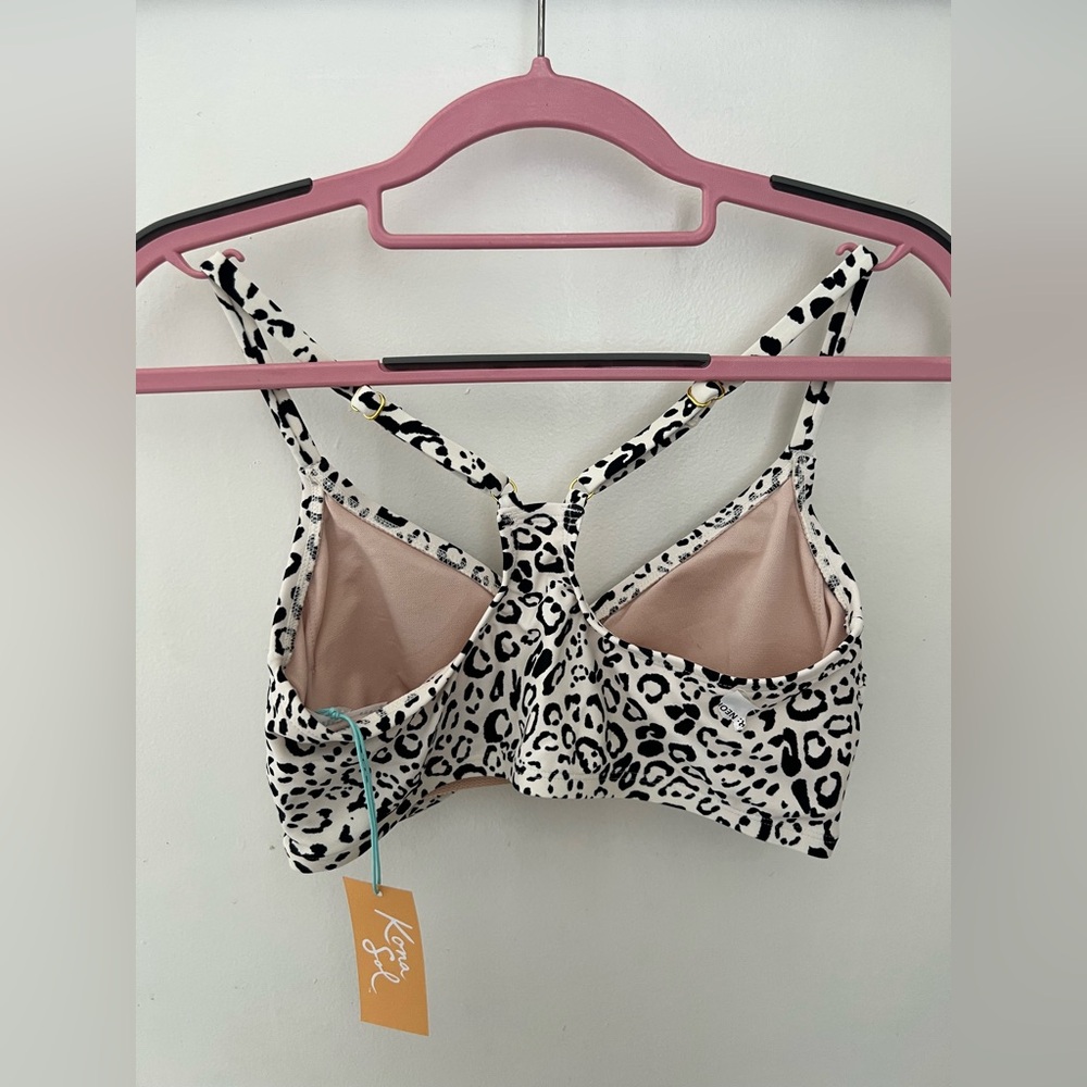 Kona Sol Leopard Bikini Top - Picture 2 of 5